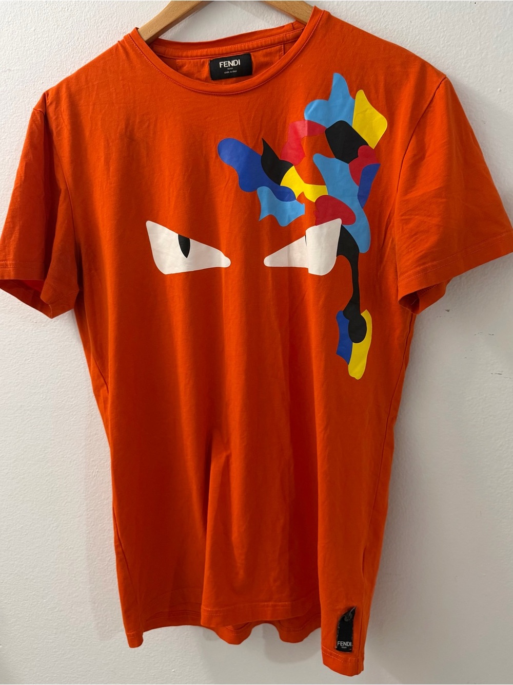 Fendi Orange Tee monster